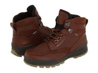 Stylish ECCO Comfort Boots for Men - Track II GTX High - Bison Leather/Bison Oiled Nubuck Sale Online